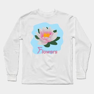 Lotus flower, symbol of purity Long Sleeve T-Shirt